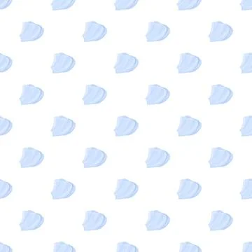 Pale blue brush strokes repeating seamless pattern Stock Illustration