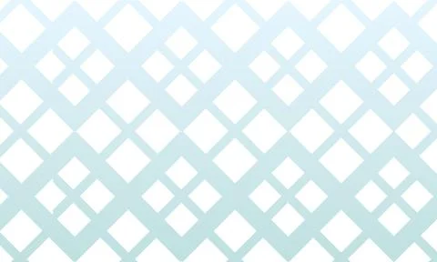 Pale blue gradient background with repeating white diamond grid Stock Illustration