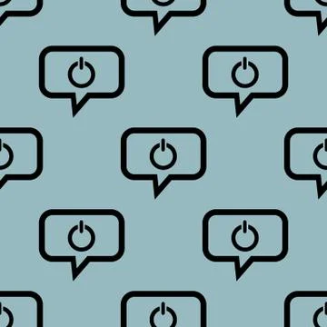 Pale blue power message pattern Stock Illustration