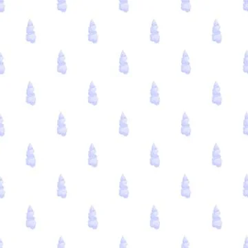 Pale blue spiral shell seamless pattern background Stock Illustration