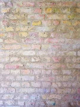 Pale Brick Wall Texture Stock Photos
