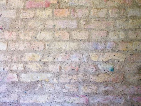 Pale Brick Wall Texture Stock Photos