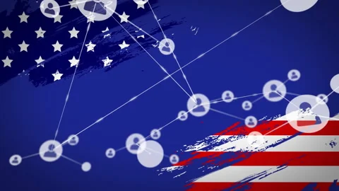 Pale circle extending line spawning node... | Stock Video | Pond5