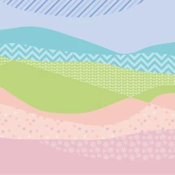 Pale color background pattern. vector illusytration. Abstract landskape in ba Illustrazione stock