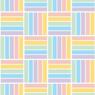 Pale color stripe pattern seamless pattern Illustrazione stock