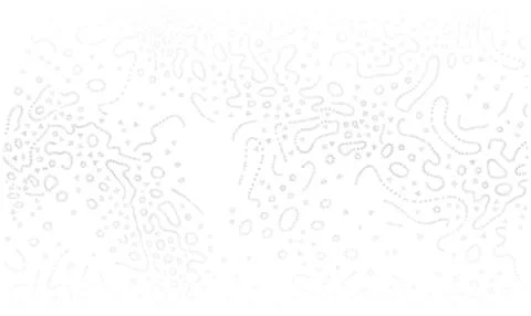 Pale Gray Rounded Loops and Dots Vector Background Stock Illustration