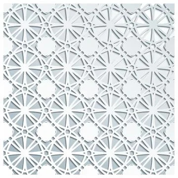 Pale grey geometric seamless pattern. Tile background Stock Illustration