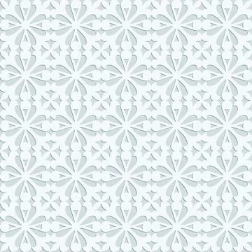 Pale grey geometric seamless pattern. Tile background Stock Illustration