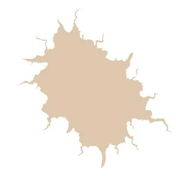 Pale grunge crack Illustrazione stock