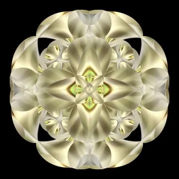 Pale mandala Stock Illustration