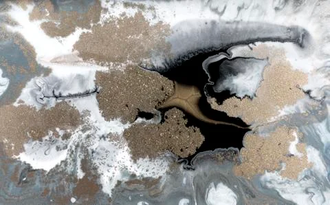 Pale marbling pattern. Simple marble liquid texture. Stock Illustration