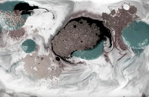 Pale marbling pattern. Simple marble liquid texture. Illustrazione stock