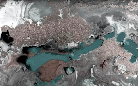 Pale marbling pattern. Simple marble liquid texture. イラスト素材