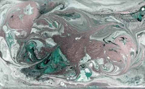 Pale marbling pattern. Simple marble liquid texture. Illustrazione stock