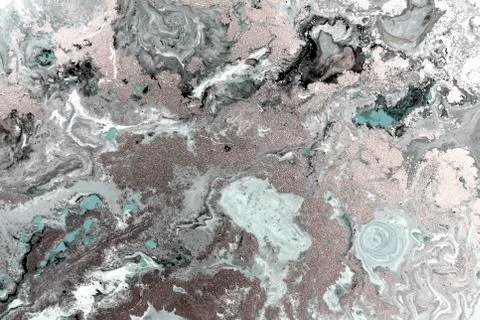 Pale marbling pattern. Simple marble liquid texture. Illustrazione stock