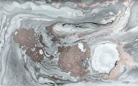 Pale marbling pattern. Simple marble liquid texture. Stock Illustration