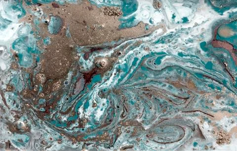 Pale marbling pattern. Simple marble liquid texture. 스톡 일러스트