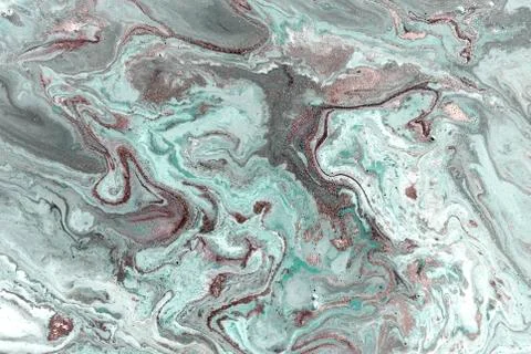 Pale marbling pattern. Simple marble liquid texture. 스톡 일러스트