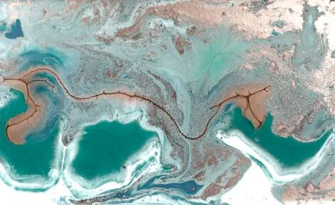 Pale marbling pattern. Simple marble liquid texture. Stock Illustration