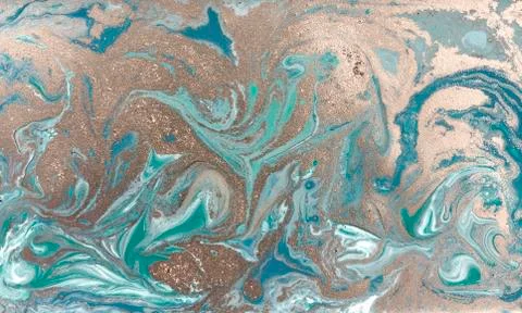 Pale marbling pattern. Simple marble liquid texture. イラスト素材