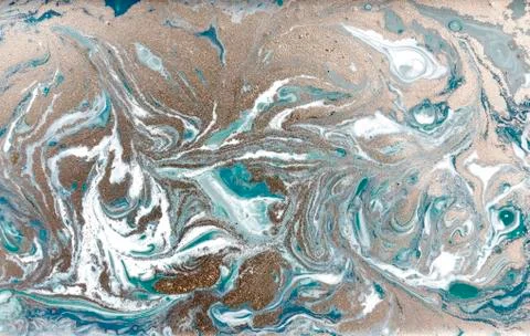 Pale marbling pattern. Simple marble liquid texture. イラスト素材