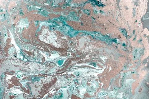 Pale marbling pattern. Simple marble liquid texture. Stock Illustration