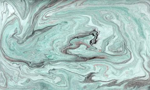 Pale marbling pattern. Simple marble liquid texture. Illustrazione stock