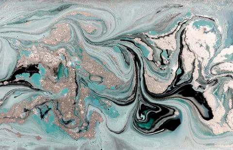 Pale marbling pattern. Simple marble liquid texture. Stock Illustration