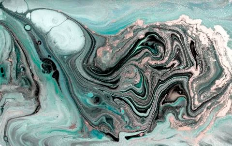 Pale marbling pattern. Simple marble liquid texture. Illustrazione stock