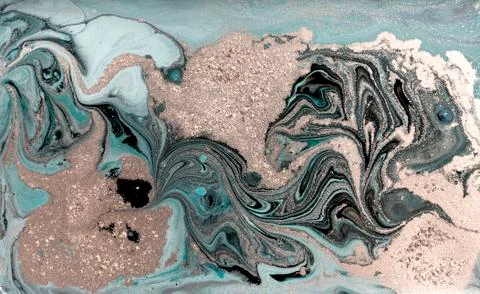 Pale marbling pattern. Simple marble liquid texture. Illustrazione stock