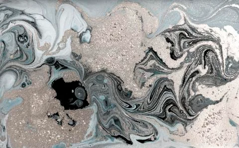 Pale marbling pattern. Simple marble liquid texture. Illustrazione stock
