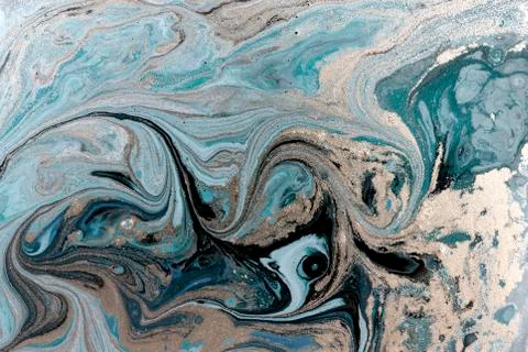 Pale marbling pattern. Simple marble liquid texture. Illustrazione stock