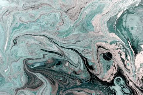 Pale marbling pattern. Simple marble liquid texture. Illustrazione stock