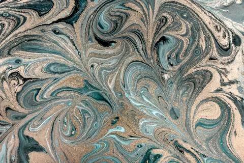 Pale marbling pattern. Simple marble liquid texture. Illustrazione stock