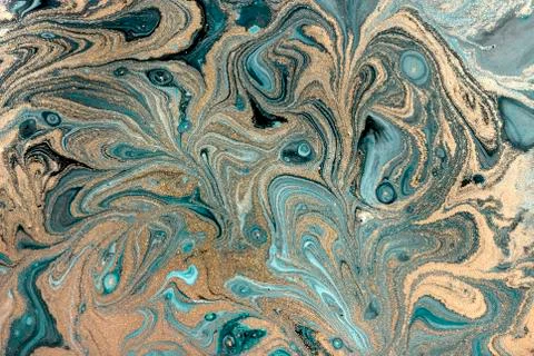 Pale marbling pattern. Simple marble liquid texture. Illustrazione stock