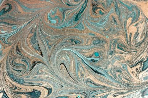 Pale marbling pattern. Simple marble liquid texture. Illustrazione stock