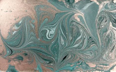 Pale marbling pattern. Simple marble liquid texture. Stock Illustration