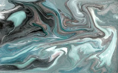 Pale marbling pattern. Simple marble liquid texture. イラスト素材