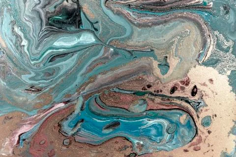 Pale marbling pattern. Simple marble liquid texture. Stock Illustration