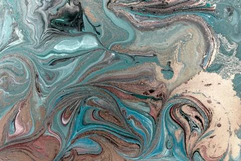 Pale marbling pattern. Simple marble liquid texture. Illustrazione stock