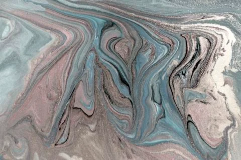 Pale marbling pattern. Simple marble liquid texture. Illustrazione stock
