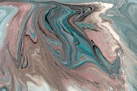 Pale marbling pattern. Simple marble liquid texture. Illustrazione stock