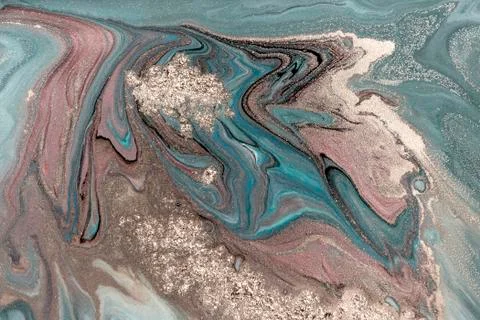 Pale marbling pattern. Simple marble liquid texture. イラスト素材