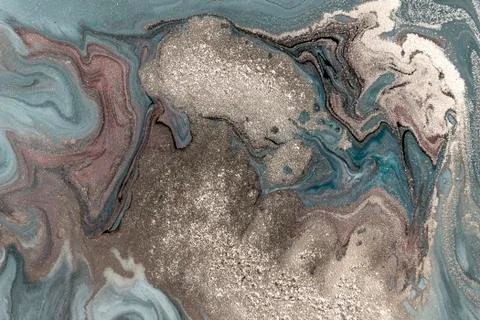 Pale marbling pattern. Simple marble liquid texture. Stock Illustration