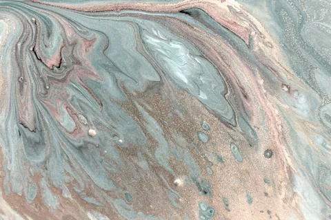 Pale marbling pattern. Simple marble liquid texture. Illustrazione stock