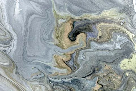Pale marbling pattern. Simple marble liquid texture. Illustrazione stock