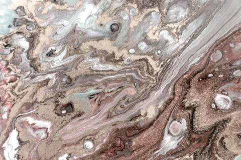 Pale marbling pattern. Simple marble liquid texture. Illustrazione stock