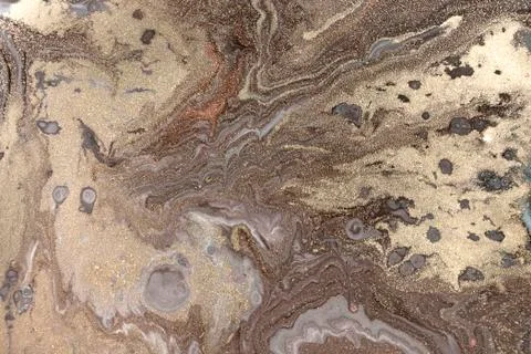 Pale marbling pattern. Simple marble liquid texture. 스톡 일러스트