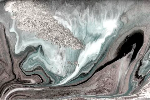 Pale marbling pattern. Simple marble liquid texture. Illustrazione stock