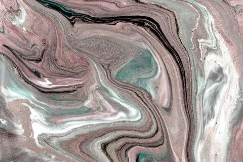 Pale marbling pattern. Simple marble liquid texture. Illustrazione stock